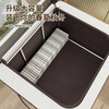 Shengni Shangpin fabric storage box clothes toy clothing storage box storage box organizer box 66L brown 1 piece