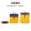 Lark Pad Backpack Tutorial Bag Ultra Light Fashion Casual Wear-Resistant Water-Repellent Tutorial School Bag 107 Blue and Yellow