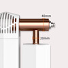 Aozun home water heating radiator bedroom self-heating central heating wall-mounted copper-aluminum composite 8575 radiator 600mm, starting from three columns