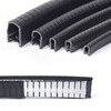 Yonghaoyinghong edge rubber strip U-shaped skeleton sealing strip anti-collision and anti-cut protective cover can be customized 13mm high card 1.5-3.5mm (one meter price) one price