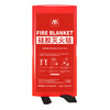 Mingdian Top Grade Fire Blanket 1M*1M Silicone Material High Efficiency Flame Retardant Used with Fire Extinguisher for Home, Car and Factory Emergency