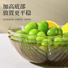 CAIZHI fruit plate living room snack plate light luxury style storage candy nut dried fruit plate champagne color CZ6854