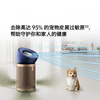 Dyson BP04 air purifier purifies large areas of odor, allergens, removes formaldehyde, filters out pollen and pet hair, medical grade, pet care certification, blue and gold