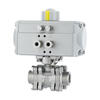NANVA pneumatic stainless steel medium pressure internal thread ball valve 2000WOG PN63 Q611F-63P DN25-304