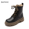 Daphne snow boots women's 2025 new Northeast plus velvet thickened Martin boots warm cotton shoes women's outer wear winter women's shoes