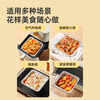 Chuidahuang air fryer tin foil bowls and plates 8 inches 50 pieces square tin foil boxes aluminum foil plates barbecue oven baking pan