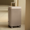 Echolac Large Capacity Square Suitcase Dynasty Trolley Suitcase Star Password Box PC142K Nutshell Brown 26 inches