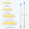 Dust push flat large mop factory hotel 90 extended 110 cotton line mop large floor mop standard dust push rod