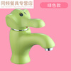 Janevia Children's Kindergarten Colorful Ceramic Faucet Elephant Cartoon Elephant Cute Washbasin Basin Hot and Cold Faucet White Hot and Cold Faucet + Copper Valve Core