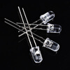 3mm 5mm light-emitting diode F3F5 LED lamp beads white/red, green, blue, yellow, purple/pink/color (50 pcs) 3mm blue/blue short legs (50 pcs)