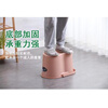 Shantou Lincun *****Manual squeezing bucket Hand-pressed floor mopping bucket Plastic rotating wringing water single bucket old-fashioned mop bucket orange pink