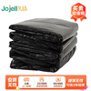 Jiujie garbage bag large thickened black point-break hotel property sanitation plastic bag flat mouth garbage bag 60*70cm3S thickened 50 pieces