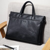 Golf (GOLF) business briefcase men's first-layer cowhide handbag men's 15-inch computer bag briefcase gift for boyfriend