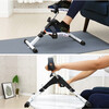 Steel-colored indoor stepper, office sports and fitness equipment, dynamic bicycle, calf and thigh training bicycle