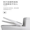 Wall row toilet rear drainage side row small apartment left and right row horizontal row large diameter direct flush household toilet seat D type snow crystal nano glazed left drainage wall row other/other