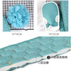 PAIDAI bath towel, adult bath towel, back strip, bath ball, bath towel, frosted thickened set, three-piece bath set, blue