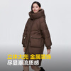 Bosideng Winter Black Gold Series Down Jacket Women's Mid-Length Removable Hat 90 Down Shopping Mall Same Style Jacket