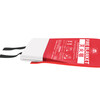 Mingdian top quality fire blanket 1.5M*1.5M fiberglass material bagged highly efficient flame retardant used with fire extinguisher for home, vehicle and factory emergency
