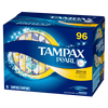 TAMPAX Canada imported TAMPAX tampons, catheter-type, non-sensory, built-in cotton swabs, sanitary napkins, normal flow rate, 96 pieces/box