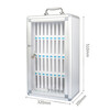 KINKOCCL mobile phone storage box mobile phone storage cabinet aluminum alloy lockable mobile phone storage box 48-bit JKSJX4