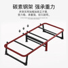 Xingkai folding sheet single bed office bed with pulley lunch break hospital accompanying bed hard bed BGC813 width 60cm