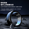 NUIBC smart ring measures blood sugar, blood pressure, blood oxygen, heart rate, risk assessment, smart ring automatically monitors sleep, inter-finger movement, pedometer, remote control, takes photos, depth waterproof, black, blood sugar and blood pressure, size 10, 100-140 pounds recommended, circumference 64mm