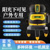 Blu-ray Laser level laser outdoor high-brightness green light wall-mounted automatic leveling level Blu-ray Laser 2-line original standard configuration