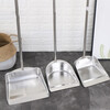 Thickened stainless steel dustpan single garbage shovel dustpan dustpan outdoor courtyard sanitation dustpan factory stainless steel round