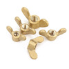 Jinchao horn nut copper butterfly nut Yuanbao nut hand-tightened copper nut GB62M3M4M5M6M8M10M12 M8 copper nut (2 pieces)