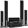 SAST home theater set 1 5.1 home theater audio set home TV living room wall-mounted floor-standing speaker (black)