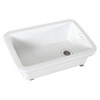 Manlop old-fashioned ceramic sink dish basin rectangular water bucket kitchen dishwashing balcony laundry pool outdoor wash basin single slot 50 35 cm ceramic basin with drainer