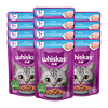 Weijia cat staple food soft package canned imported wet food package cat snack adult cat staple food wonderful fresh package 85g*12 ocean fish flavor