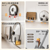 Made in Tokyo, kitchen storage rack, hole-free wall-mounted pot lid and chopping board rack, multi-functional storage hook