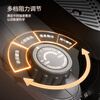 Schneider Elliptical Machine Home Stepper Mini Elliptical Machine Silent Small Abdominal Muscle Weight Loss Fitness Equipment Resistance Adjustable Starry Sky Gray Reinforced Thicker Magnetic Control Silent