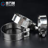 Guwanji 304 stainless steel strong hoop European style hose hoop thickened pipe clamp holding hoop fixed ring buckle water pipe hoop pipe clamp 20mm-22mm 1 piece 304 strong hose hoop