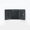 MUJI uses plant-based fabrics tri-fold wallet EHA10A3S black NONE