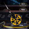 Deli electronic distance measuring wheel digital display hand push wheel ruler roller distance measuring instrument engineering high-precision mechanical ground measuring 300mm mechanical wheel distance meter with brake