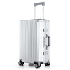 Diplomat diplomat suitcase, high-looking aluminum-magnesium alloy men and women business trip student trolley case TL-2505 silver 20 inches - suitable for short distances and can be boarded