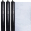 Silver and black two-color mulch film, new material, thickened insect-proof reflective mulch film covering weeding film, thermal insulation agricultural mulch film, silver and black 10 pounds 1.2 silk thick 1 meter wide 300 meters long