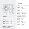 Gree central air conditioner, one to four, one to three, one to two duct units, new national standard first-level energy efficiency, household multi-line variable frequency heating and cooling embedded card unit, Yiju GMV-6 HP, first-level energy efficiency, one to four, installation included