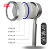 Rusalka304 stainless steel shower handheld Internet celebrity shower head universal bathroom shower head detachable booster shower set small waist shower