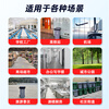 Baiyun Chaobao clean large outdoor sanitation hand push trash can 240L with cover can be hung with a box truck property community school large capacity commercial 120 liter pedal trash can with wheels 100 liter gray pedal