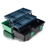 LAOA old A three-layer tool box plastic multi-functional folding electrician storage box 17 inches LA109517