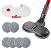 Langshi equipped with Dyson vacuum cleaner electric mop head wet mop household Dyson floor scrubber suction and mop all-in-one slim floor brush v6v7v8v10v11 suction head accessories V7/8/10/11 X001 mop head + water tank non-complete machine