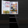 Sharp 412-liter multi-door refrigerator with automatic ice making, left and right opening, embedded 90-degree opening PCI full-space sterilization and deodorization energy-saving refrigerator SJ-SG41W-BK Sky Black