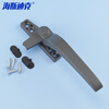 Hasdick Jingcang delivery window handle 50-type aluminum alloy single-point casement window handle 7-word window lock for outward-opening window curtain wall hanging window handle dark gray right handle HKsq-149
