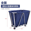 Xiangxia thickened stainless steel linen storage truck guest room hotel hotel laundry room service truck recycling truck classified linen truck (disassembly model)