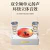 Riksoin retro CD player, disc enthusiast, album player, Bluetooth cd player, listening to discs, nostalgic literary discs, lossless sound quality, home Chinese Valentine's Day, birthday gift, Michelin white, original sound quality, 5.4 Bluetooth chip-dual speaker sound cavity diaphragm