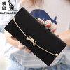 Kangaroo (KANGAROO) 2024 New Women's Wallet Women's Long Buckle Wallet Banknote Clip Multifunctional Cute Clutch Bag Women's Pink