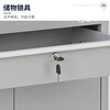 Huizhen Mobile Tool Cabinet Workshop Lockable Iron Cabinet Wheeled Tool Cart Trolley Hardware Parts Cabinet One Draw Gray HM513